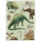 Affiche pédagogique dinosaures - Cavallini & Co