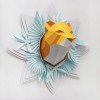 Kit de pliage papier trophée Tigre - Trophée papier Assembli