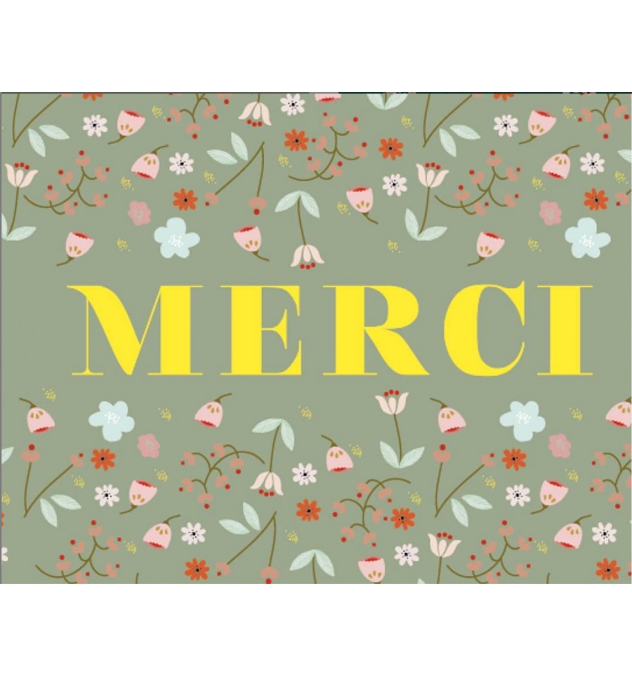 Carte Fleurie Merci Cite Candide