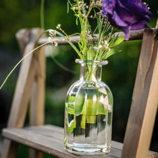 Vase rétro en verre ciselé - Lali