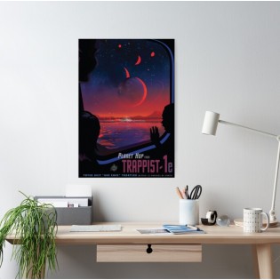 Affiche NASA - Trappist 1er