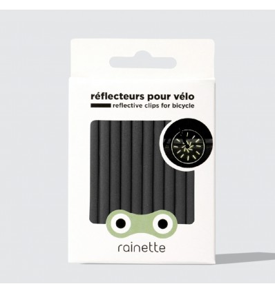 Réflecteurs pour rayons de vélo Noir - Rainette