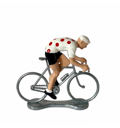 Figurine cycliste Sprinter Maillot à pois - Bernard & Eddy