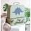 Valise en carton Dinosaures Kaki (L) - A little lovely company