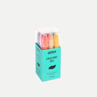 9 crayons gel aquarellables - OMY