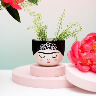 Mini pot Frida Noir et Blanc - Sass & Belle