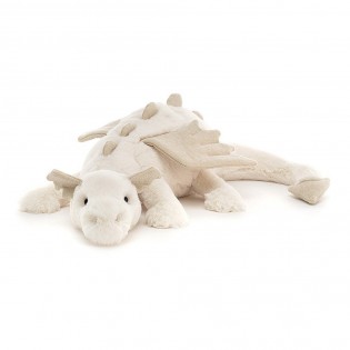 Peluche dragon Blanc Snow Dragon (M) - Jellycat