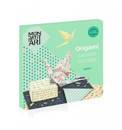 Set Origami Green - Mon Petit Art