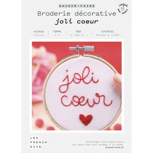Kit broderie Joli Coeur - French Kits