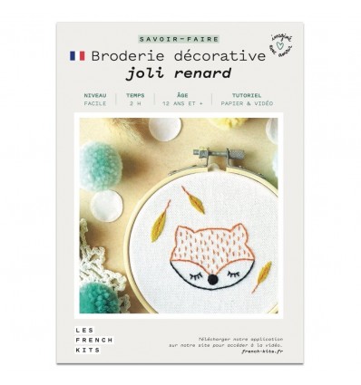 Kit broderie Joli Renard - French Kits