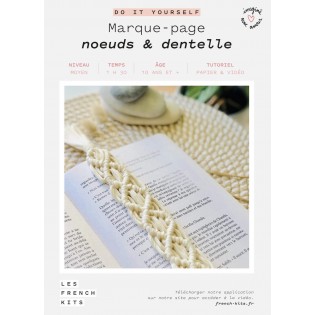 Kit marque-page Noeuds et Dentelle - French Kits