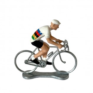 Figurine cycliste Champion du Monde - Bernard & Eddy
