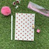 Carnet secret coeur rouge