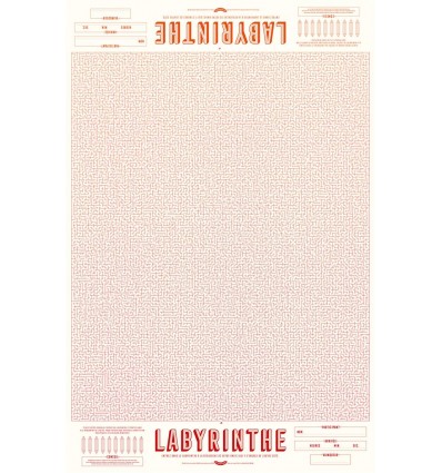 Affiche d'activités XL Labyrinthe - Stratier