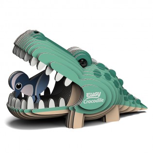 Eugy puzzle Crocodile 3D en carton