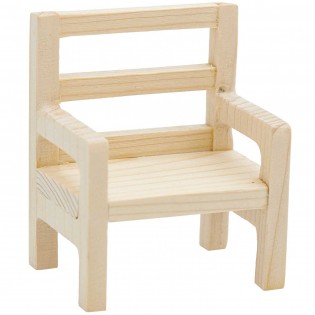 Chaise miniature en bois - Rico Design