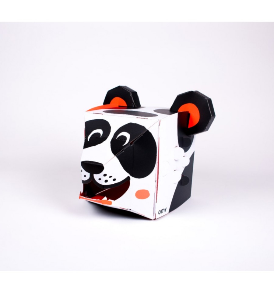 Masque 3D en carton Panda - Omy