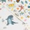 Poster créatif Dinosaures 150 stickers - Poppik