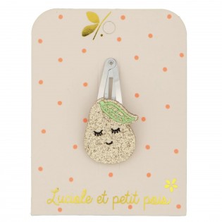 Barrette poire - Luciole et Petit Pois