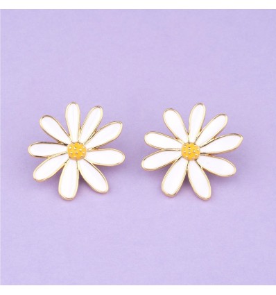 Boucles d'oreilles Marguerite - Coucou Suzette