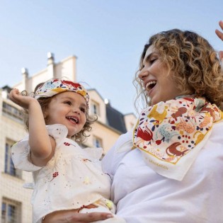 Bonnet enfant/bébé broderie Petit Mousse, Chamaye - La Malle à Confettis