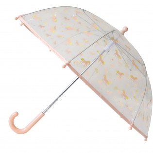 Parapluie transparent Licorne