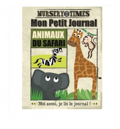 Livre d'éveil à froisser " Safari " - Mon Petit Journal