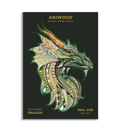 Puzzle en bois Dragon Aniwood - Juegaconmigo