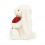 Peluche Bashful Lapin blanc et coeur (M) - Jellycat
