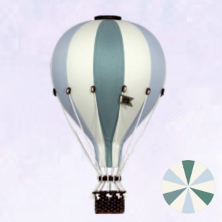 Montgolfière Beige/mint/vert (M) - Superballoon