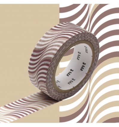 Masking tape Wave stripe