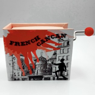 Manivelle musicale "French can can" - Protocol