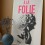 Affiche vintage A4 "A la folie" - Atelier Kencre