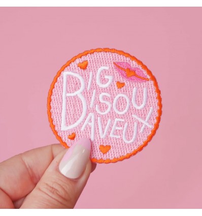 Thermocollant "Big bisou baveux" - Malicieuse