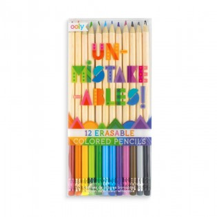 12 crayons de couleurs effaçables - Ooly