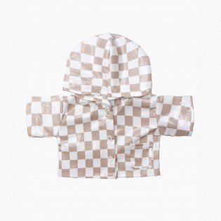 Imperméable Clotaire damier beige - Minikane