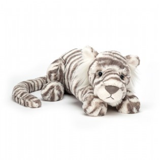 Peluche Sacha tigre blanc Really big - Jellycat