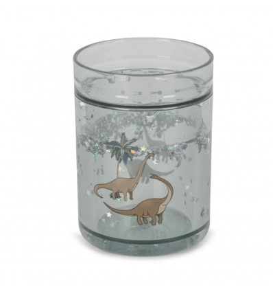 Verre à paillettes Dinosaures - Konges Slojd