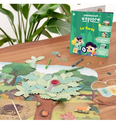 Kit créatif La Forêt pour 3-7 ans - Pandacraft