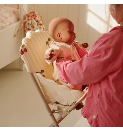 Chaise haute Cerise pour poupée - Konges Slojd