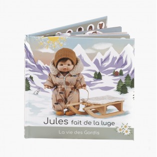 Livre "Jules fait de la luge" - Minikane