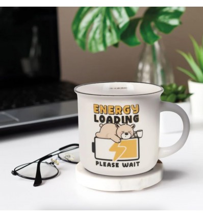 Mug ours "Energy loading, please wait" - Legami