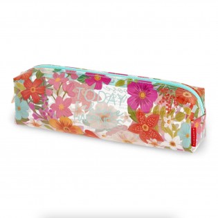 Trousse transparente Fleurs - Legami