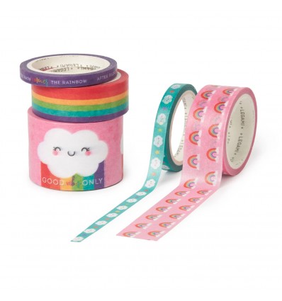 Set de 5 masking tape Rainbow - Legami