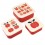 Set de 3 boîtes à goûter Apple - Rex
