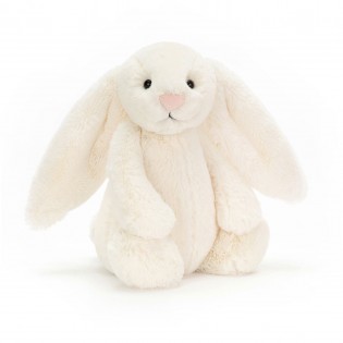 Peluche lapin blanc Bashful (M) - Jellycat