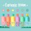 6 surligneurs carottes multicolores - Legami