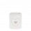 Photophore blanc coeur - Rex London