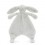 Doudou plat lapin bashful gris - Jellycat