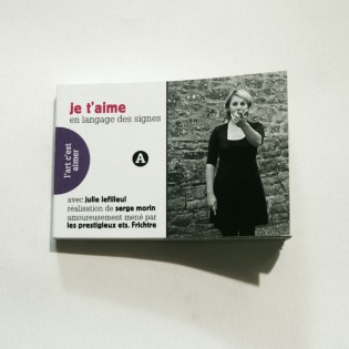 Flipbook Je t'aime/ I love you - Frichtre